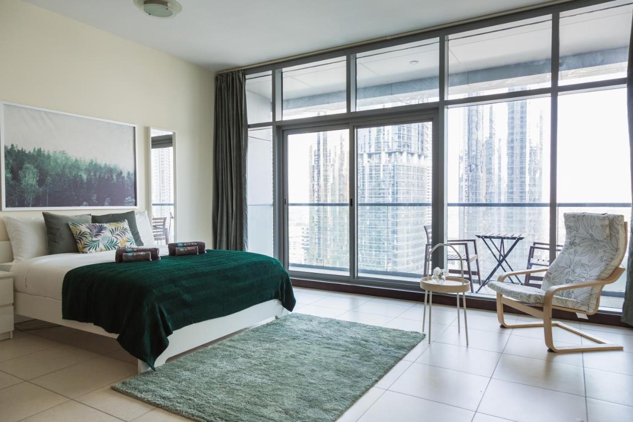 Higuests - Cozy Studio With Panoramic Views On The Lake Apartment ดูไบ ภายนอก รูปภาพ