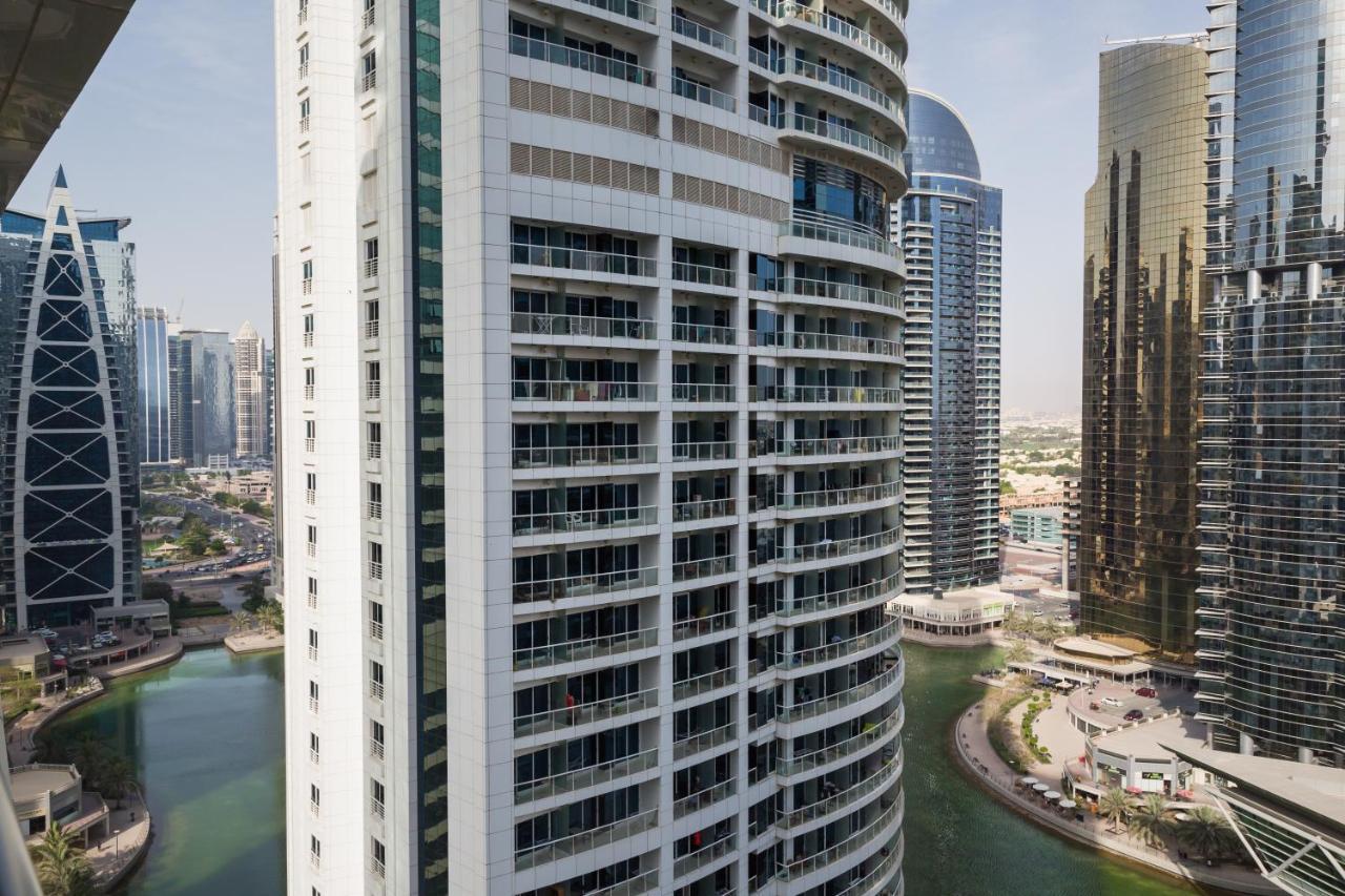 Higuests - Cozy Studio With Panoramic Views On The Lake Apartment ดูไบ ภายนอก รูปภาพ